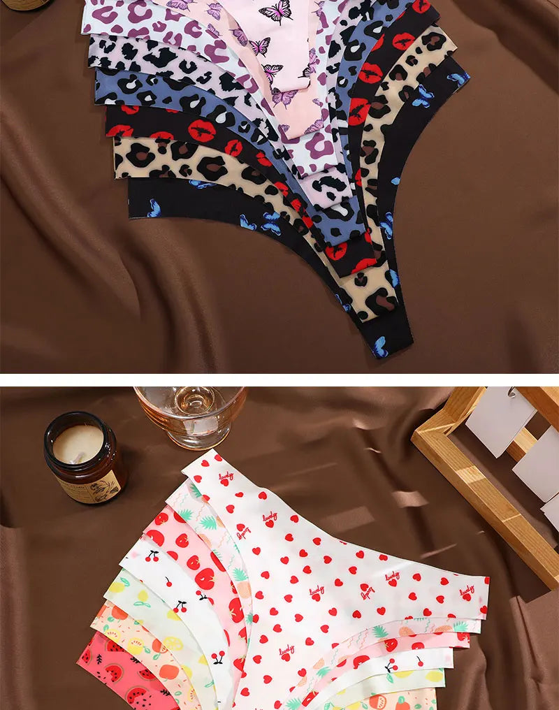 3 Mutandine Sexy Donna - Perizoma T-Back Vita Bassa - Intimo Colorato Senza Cuciture