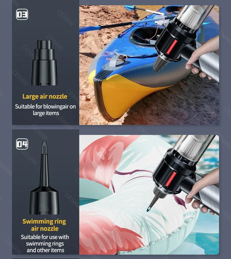 Aspirapolvere Auto Wireless PA Forte – Mini Potente Portatile per Auto/Casa