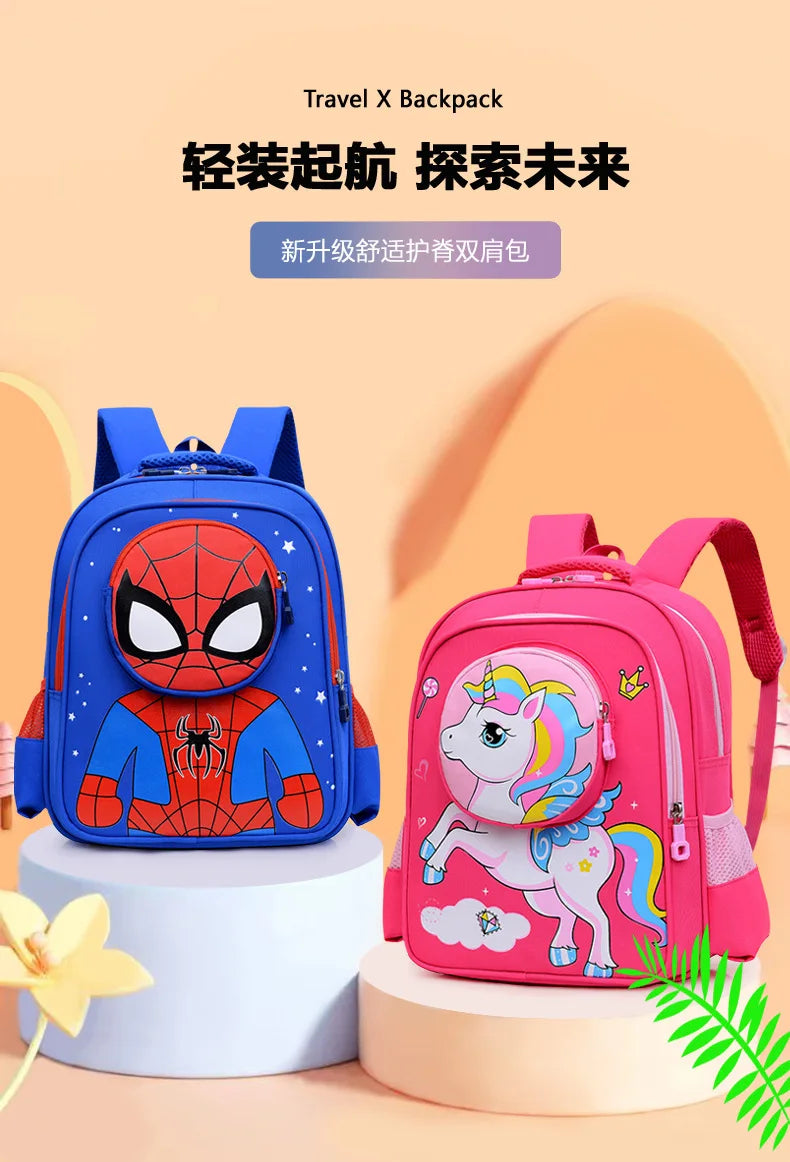 Zaino Scuola per Bambini Spiderman 3D – Design Supereroi e Capiente per Ogni Avventura