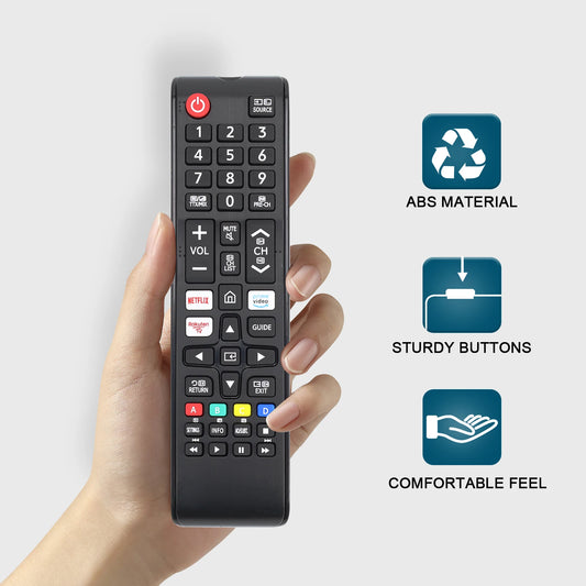 📺 Telecomando Universale Samsung - Compatibile con TV Smart, LCD, LED, HDTV 3D!
Sostituisce BN59-01315J. Accedi a Netflix  e altro con un clic! 🚀