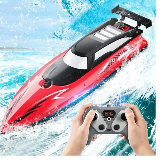 Barca RC 2.4Ghz Ad Alta VelocitΓ  - Giocattolo per Bambini Piscina/Lago