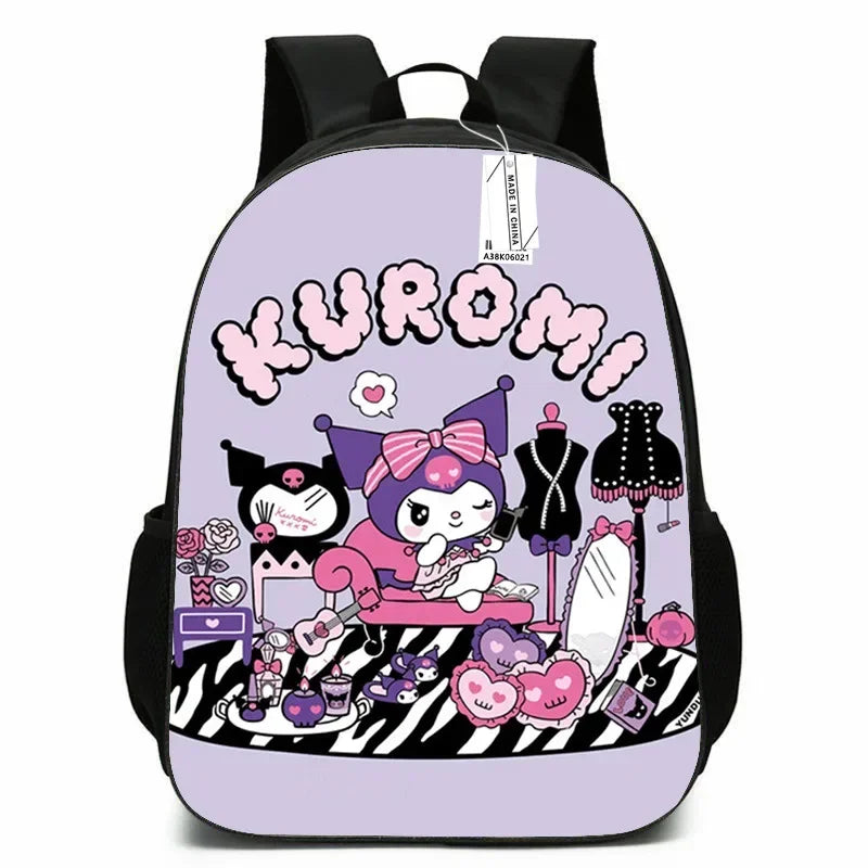 🎀 Zaino Kuromi & My Melody Scuola Portapranzo Astuccio