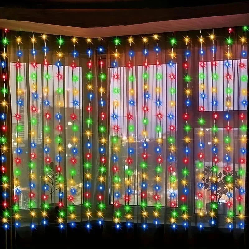 ✨ Luci a Tendina LED - 3/4/6m, Controllo Remoto, USB, per Camera e Decorazioni Natalizie!
Crea un cielo di stelle in casa! Perfectte per atmosfere magiche e romantiche. 🌟🛏️