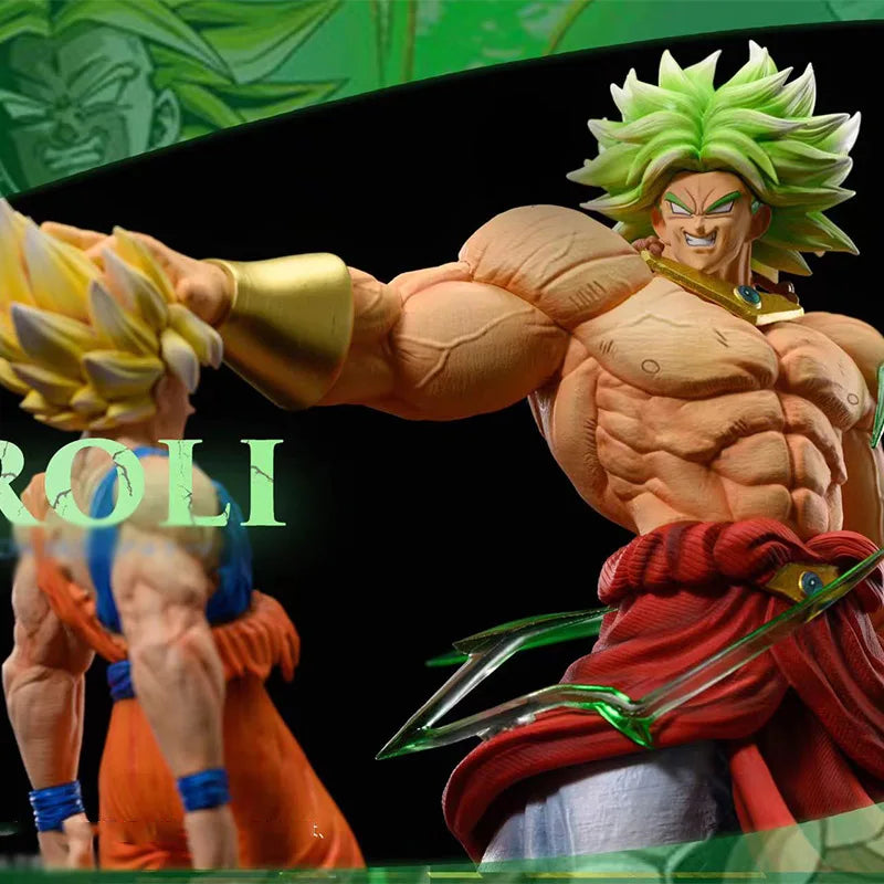 💥 Broli VS Goku 28cm | Scena di Battaglia Epica | Collezione