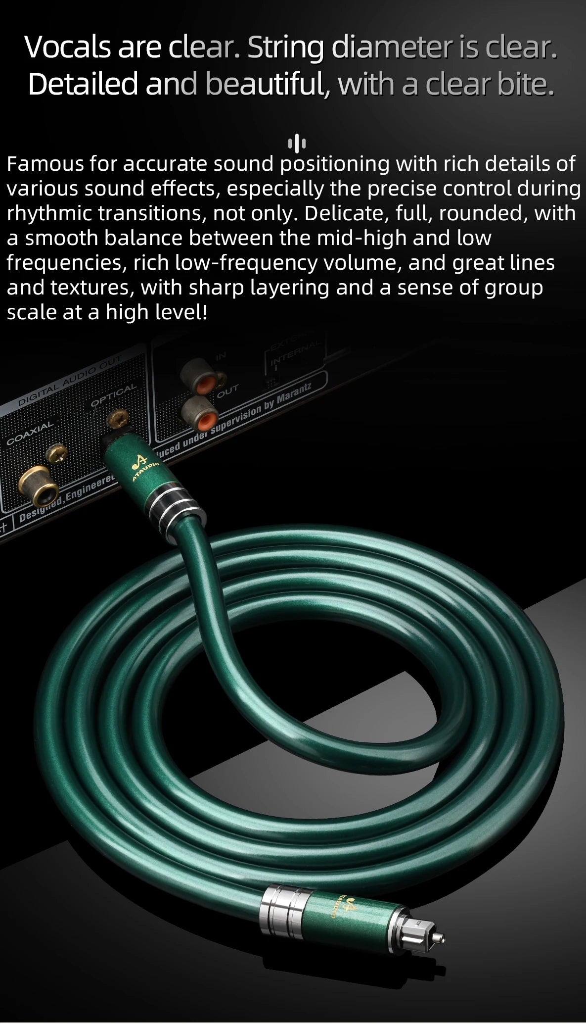 Cavo Coassiale Audio Digitale - Ottico POF per DTS 5.1, Dolby Digital