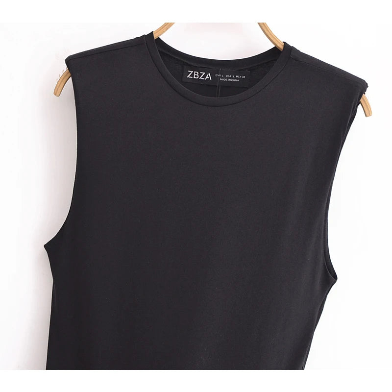 🌸 Abito Longuette Donna 2025 - Cintura a Pieghe & Senza Maniche! Per Feste/Vacanze