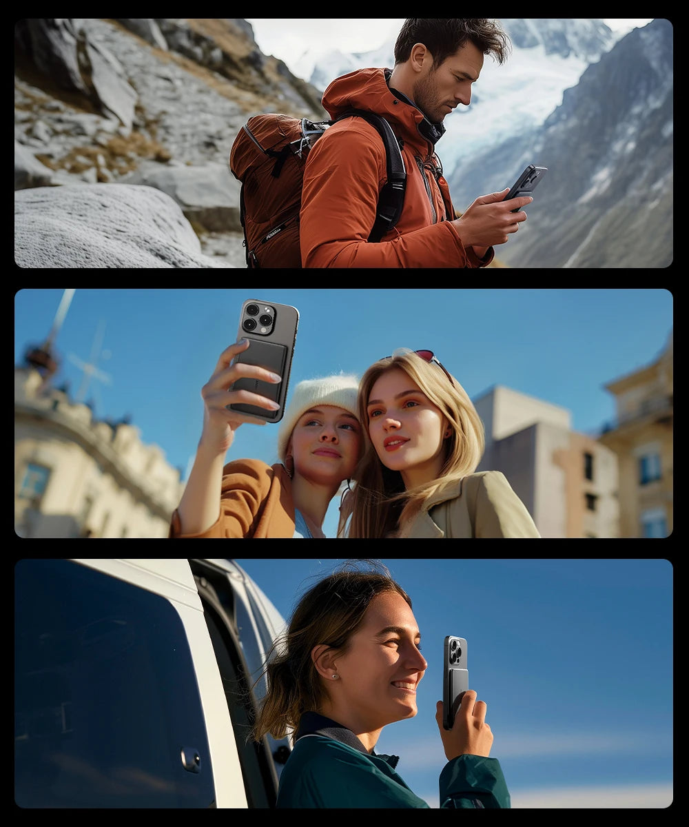 Power Bank Magnetico 5000mAh - Ricarica Wireless Ultra Rapida per iPhone & Android