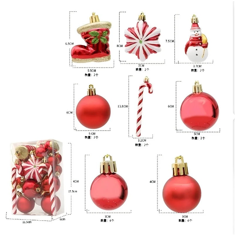 π Palline di Natale Appendiabili - Decorazioni per Albero, Festive e Regali per Feste di Natale!
Colori brillanti e design festoso per un albero incantevole. Perfette per celebrare il Natale! πβ¨