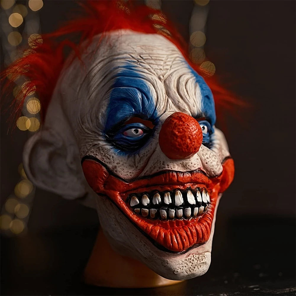 🎭 Maschera Clown Horror - Latex Realistico, Per Halloween e Scherzi!
Brividi garantiti! Ideale per feste, cosplay e parchi divertimento. 😱