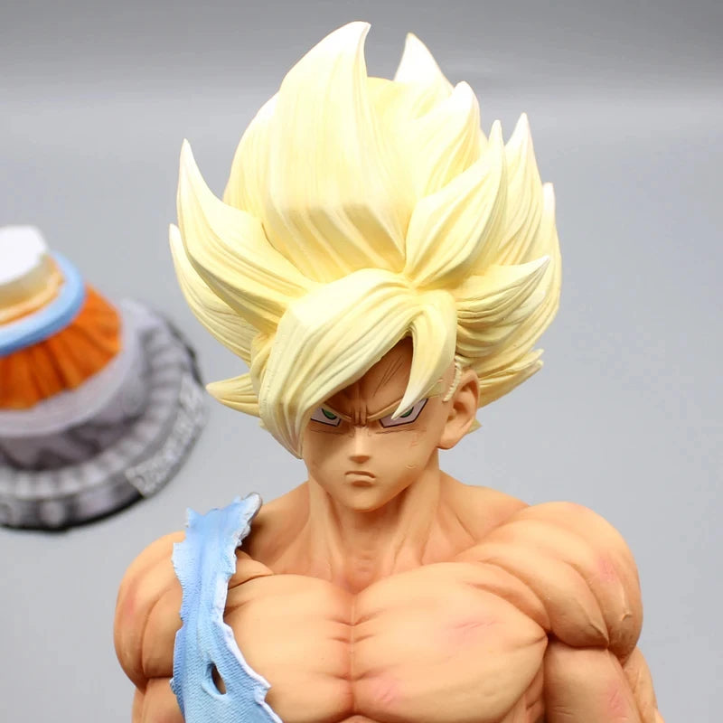 ⚡ GOKU SSJ NAMEK 44CM - Il Super Saiyan più Potente in PVC Gigante
