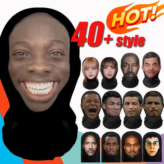 🎭 Maschera 3D Stretch Mesh - Full Face Cosplay, Hip Hop, Role Play per Uomini e Donne!
Design futuristico e traspirante. Perfetta per feste, sport e moda streetwear! 🔥