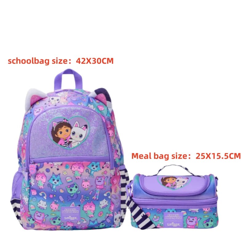 Set Zaino Scuola Astuccio Zaino Portapranzo e Borraccia