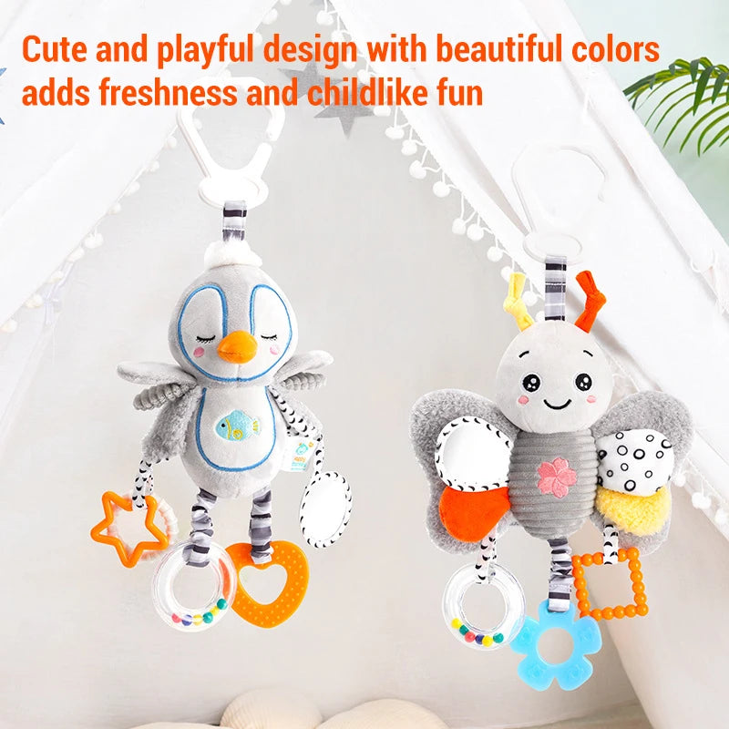 š° Sonagli Montessori in Peluche - Giocattoli Educativi per Neonati