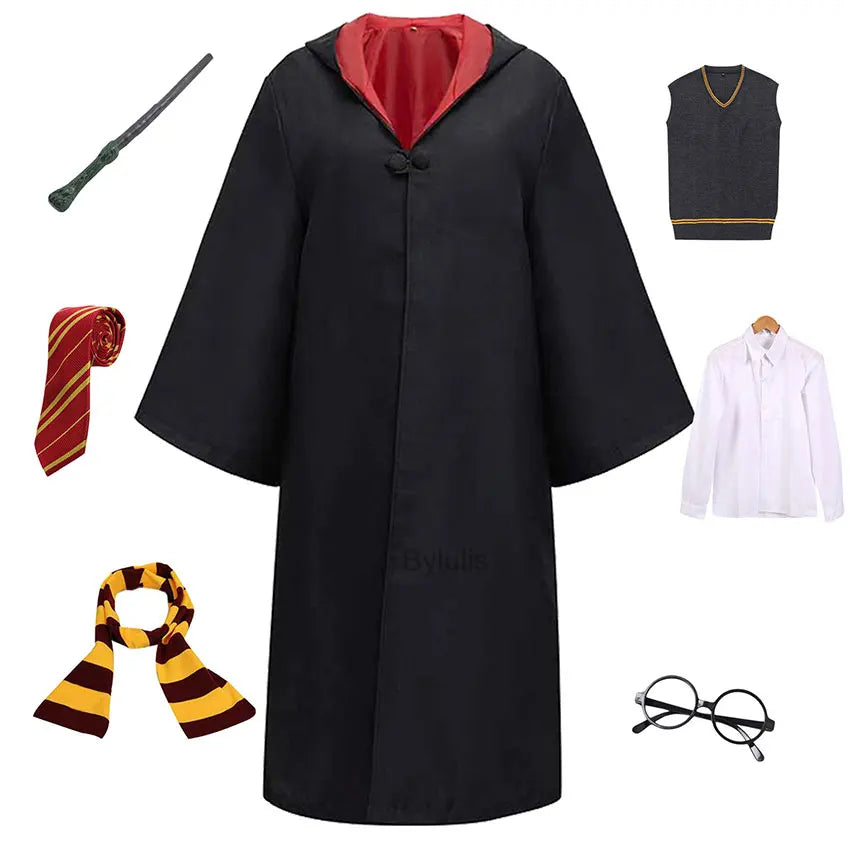 π§ββοΈ Costume da Mago per Donne e Ragazze - Mantello e Toga Stile Scuola di Magia, Per Halloween e Cosplay!