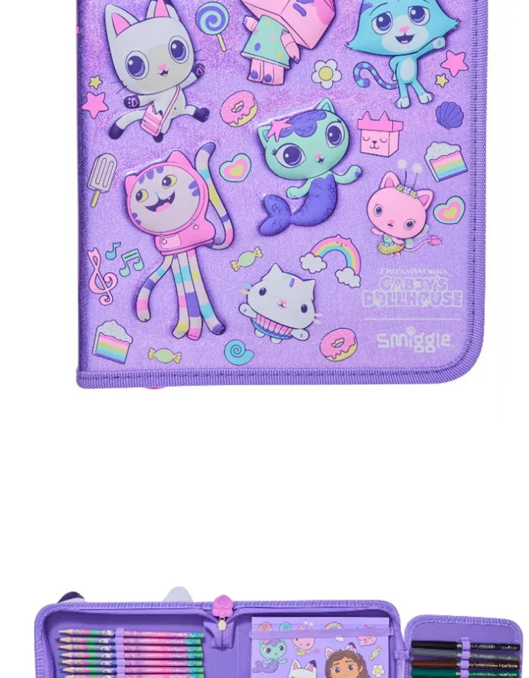 Set Zaino Scuola Astuccio Zaino Portapranzo e Borraccia