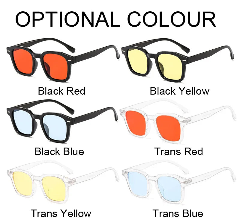 2025 RMM Vintage Square Sunglasses - Hip Hop Retro Women/Men - UV400