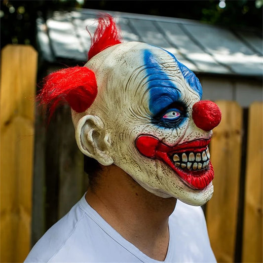 🎭 Maschera Clown Horror - Latex Realistico, Per Halloween e Scherzi!
Brividi garantiti! Ideale per feste, cosplay e parchi divertimento. 😱