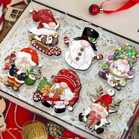 ๐ Gnomi Natalizi in Legno - 12/24pcs Decorazioni Appendibili per Albero di Natale, Targhette Creative
Simpatici gnomi in legno per un tocco magico e rustico sul tuo albero! ๐
โจ