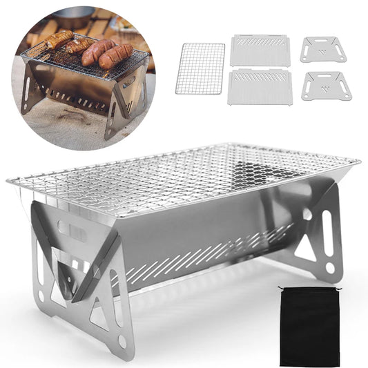 π₯ Griglia BBQ Pieghevole Portatile - Acciaio Inox, Multifunzione, per Campeggio e Giardino!
Cucina ovunque con stile! Leggera e compatta.