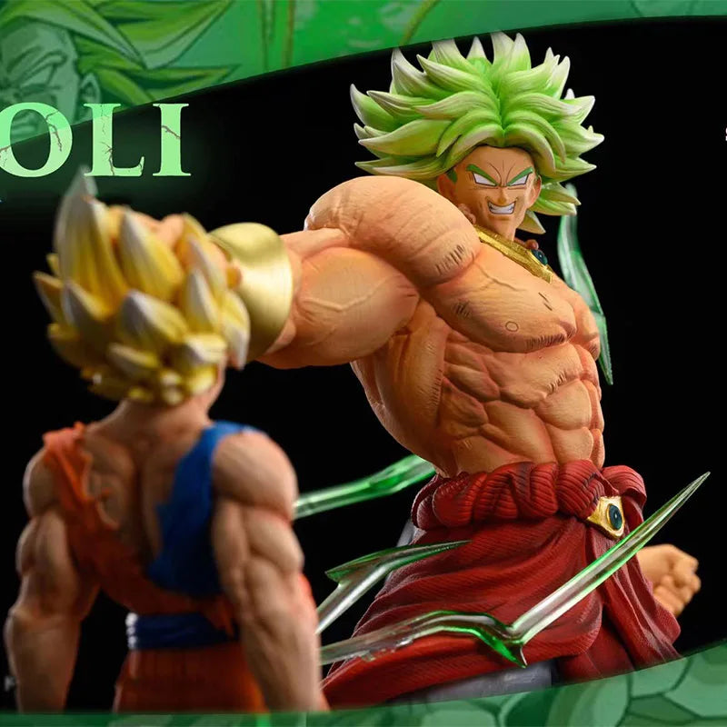 💥 Broli VS Goku 28cm | Scena di Battaglia Epica | Collezione