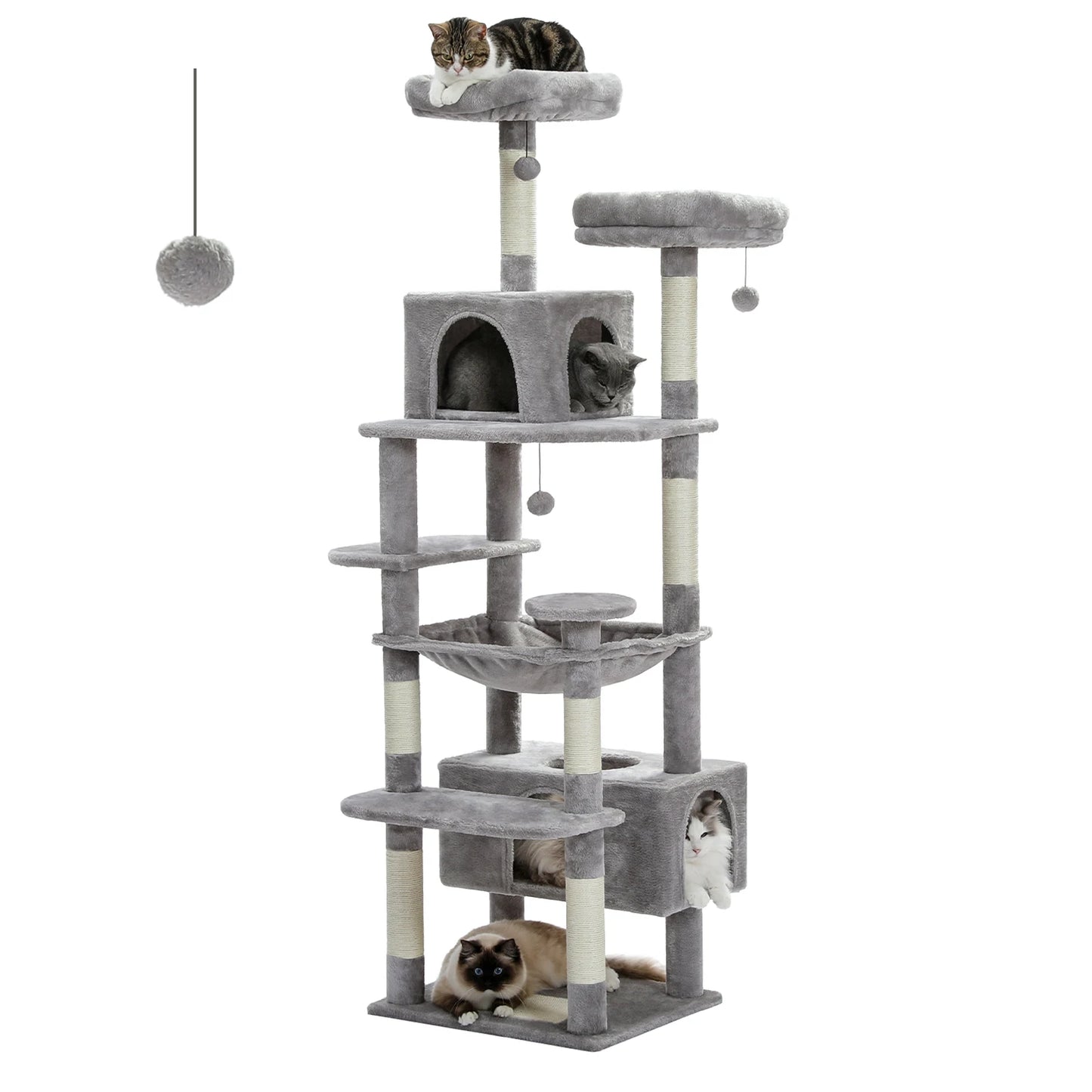 🐾 Tiragraffi Albergo per Gatti - con Amaca, Piattaforme e Condotte, Gioco Interno!
Divertimento e relax per il tuo micio! Struttura solida e sicura. 🐱✨