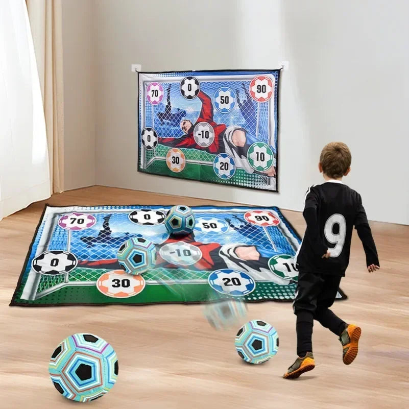 ⚽【NUOVO】Tappeto Gioco Calcio - Set per Partite Indoor/Outdoor!