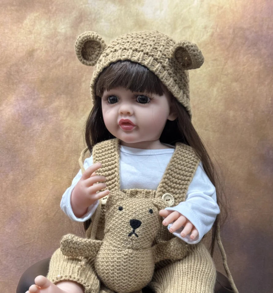 Bambola Reborn 50cm Realistica in Silicone/Vinile - Neonata Principessa Regalo