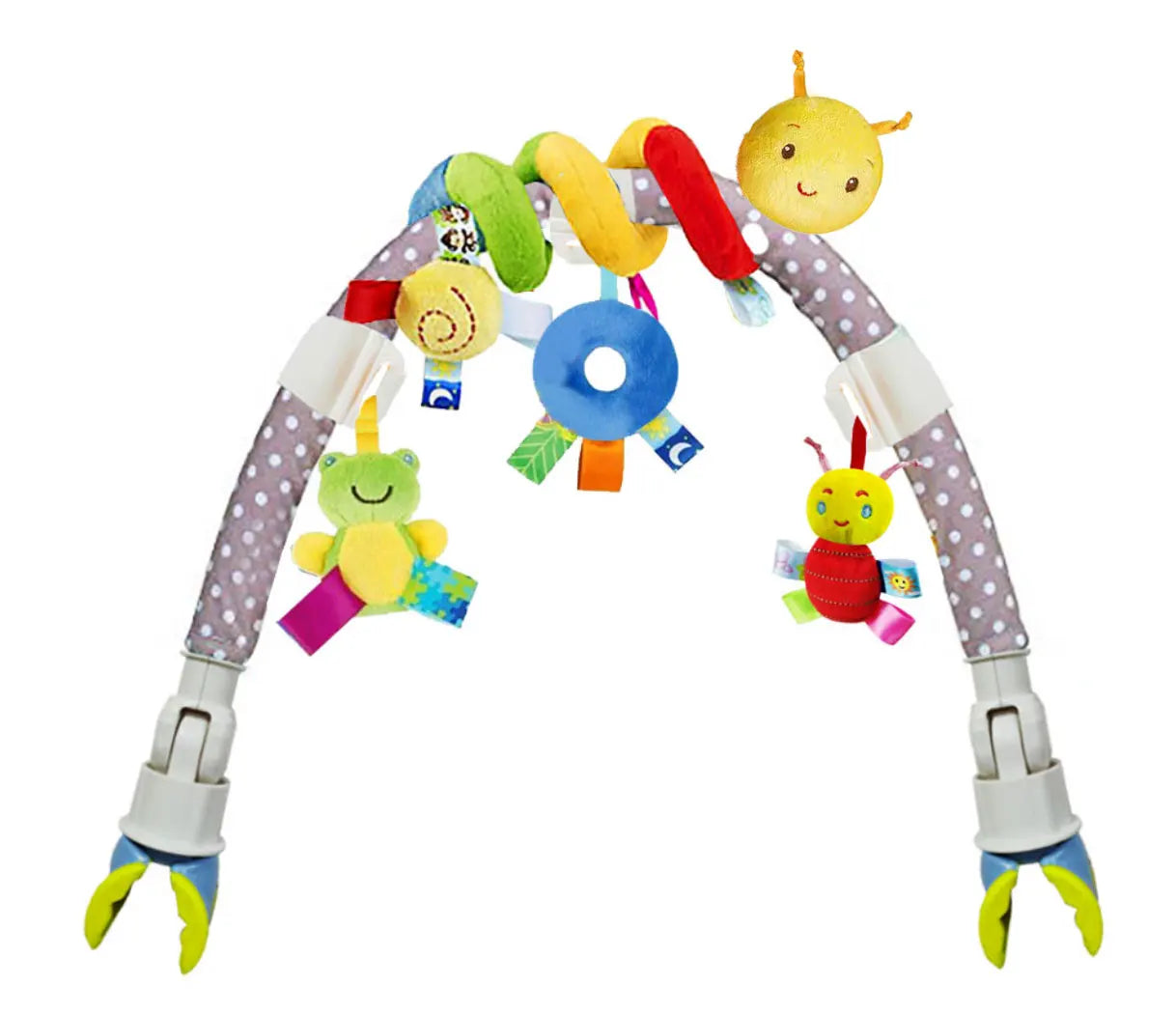 11 Pezzi Accessori Neonato - Campanelli, Sonagli, Pizzichi - Colorati