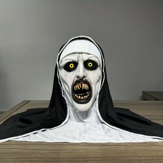 😱 Maschera Horror Suora - Latex Realistico, Per Halloween e Eventi Horror!
Brividi garantiti! Dettagli spaventosi e qualità premium. Ideale per feste e cosplay.
