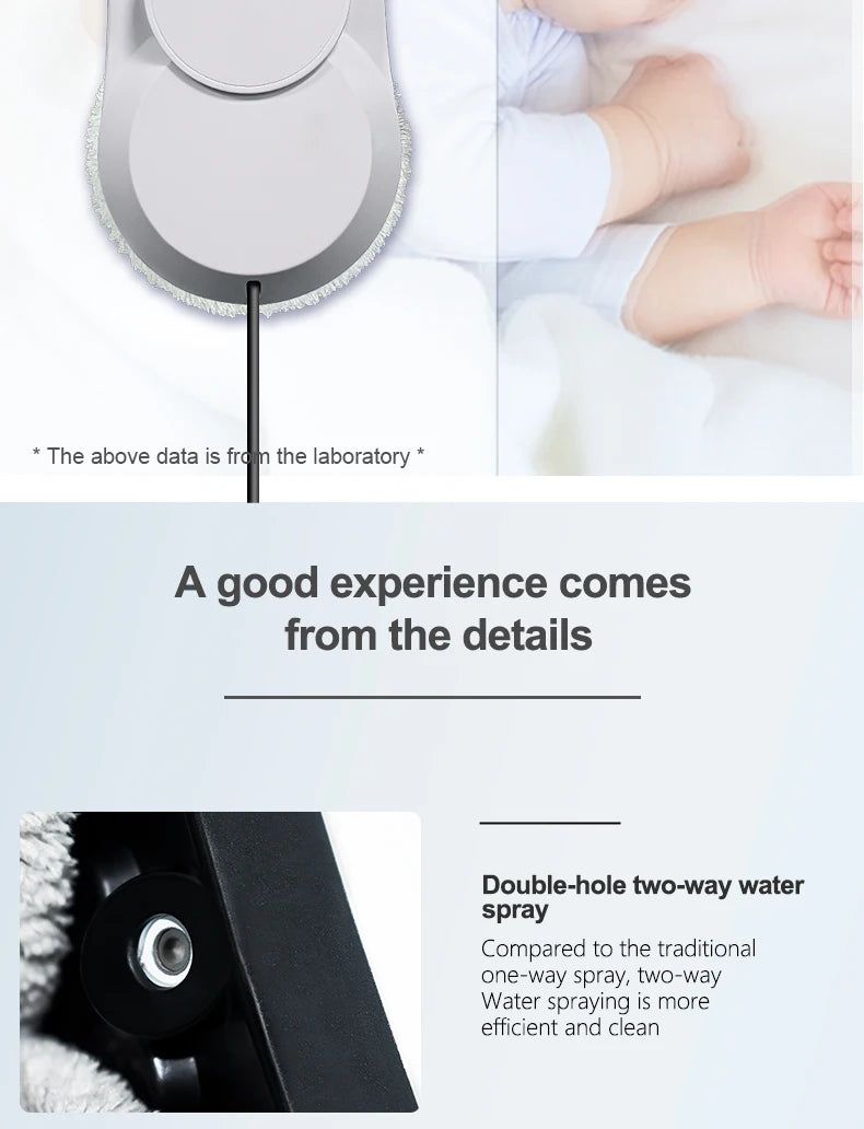 ROBOT LAVA VETRI! ✨ Telecomando, Doppio Spray, Autonomo