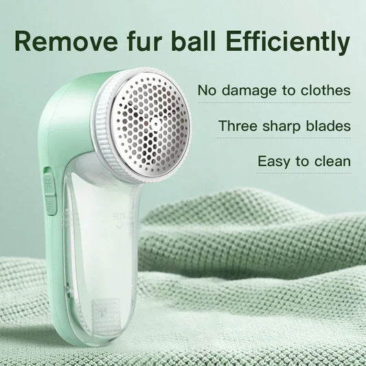 Rasoio Levapelucchi Elettrico Ricaricabile 3-in-1 - Rimozione Professionale di Pelucchi, Palline e Fibre da Tessuti!