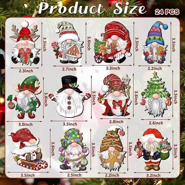 π Gnomi Natalizi in Legno - 12/24pcs Decorazioni Appendibili per Albero di Natale, Targhette Creative
Simpatici gnomi in legno per un tocco magico e rustico sul tuo albero! π
β¨