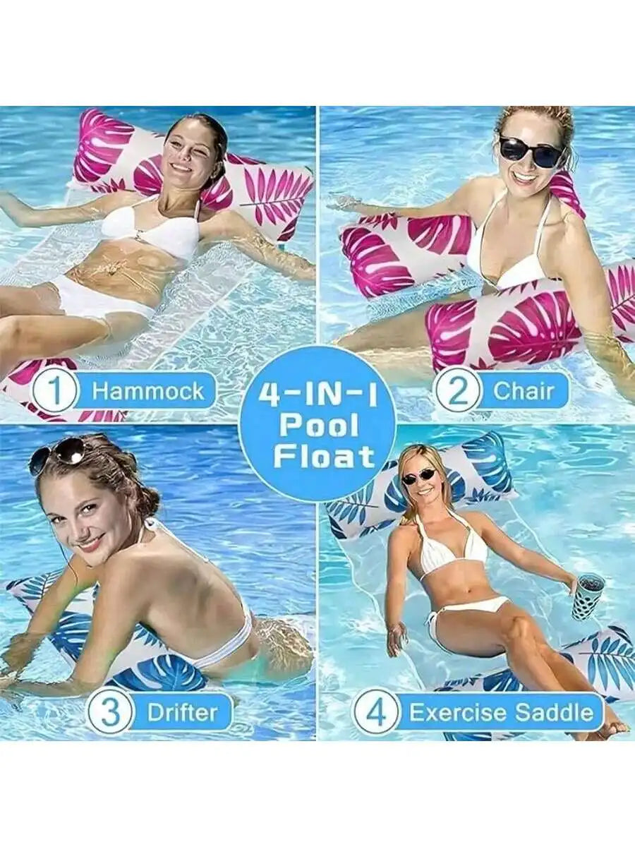 🌊 AMACA PISCINA 4-IN-1! 🌴 Relax totale in acqua per adulti
