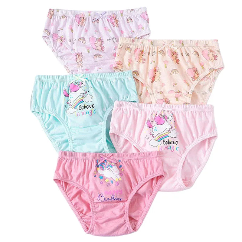 👶 Confezione da 5 Mutandine Bambina Mickey - Cotone Morbido