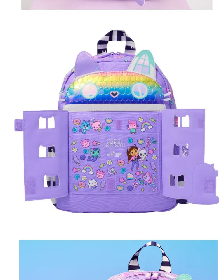 Set Zaino Scuola Astuccio Zaino Portapranzo e Borraccia