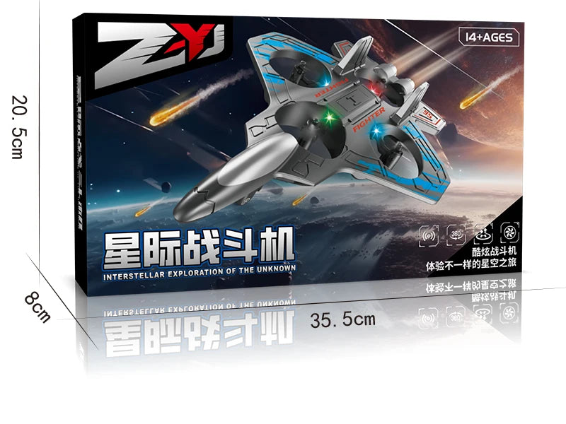 ✈️ Aliante RC 2.4G - Elicottero Acrobatico con Luci LED - Giocattolo Volante