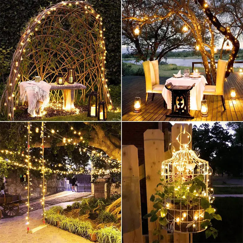 💡 Luci Solari LED per Esterni - 6/12/23/33m, Impermeabili, Twinkle Effect, per Giardino e Natale!
Energia solare e magia luminosa! Perfectte per serate romantiche e feste. 🌞✨