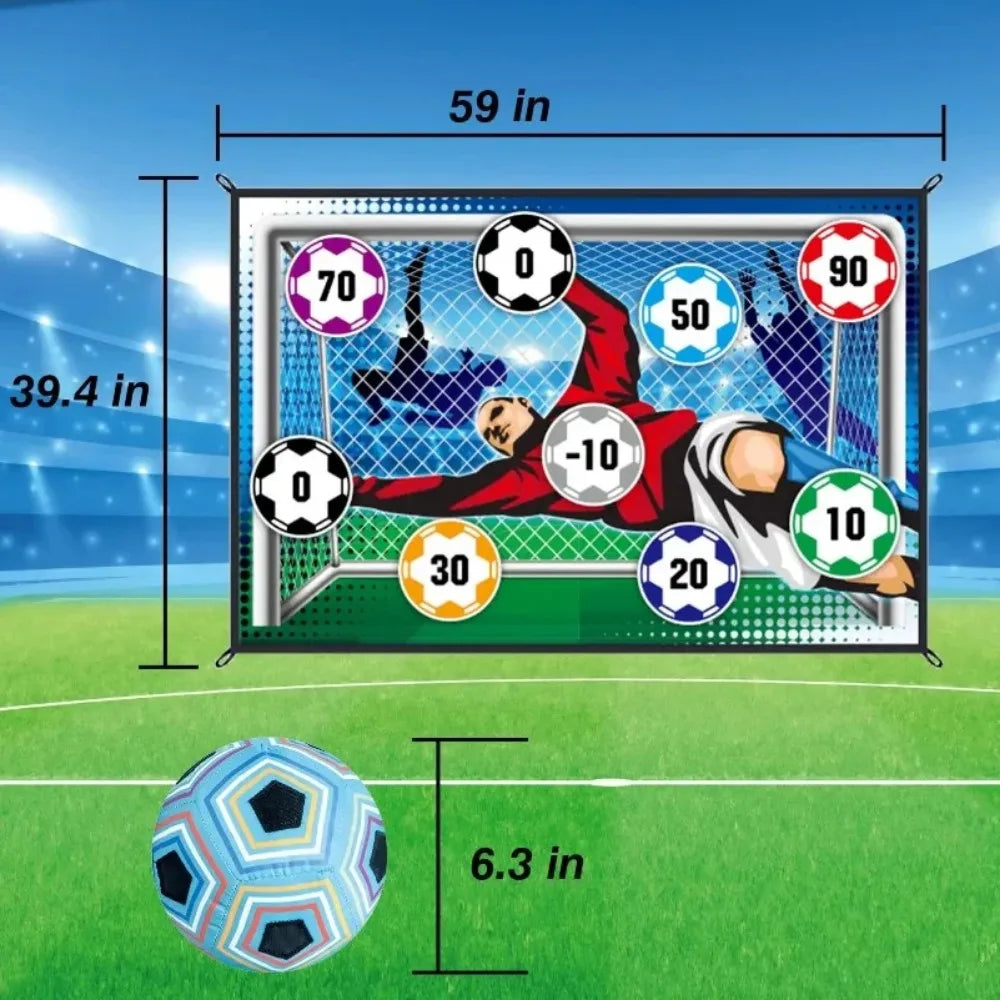 ⚽【NUOVO】Tappeto Gioco Calcio - Set per Partite Indoor/Outdoor!