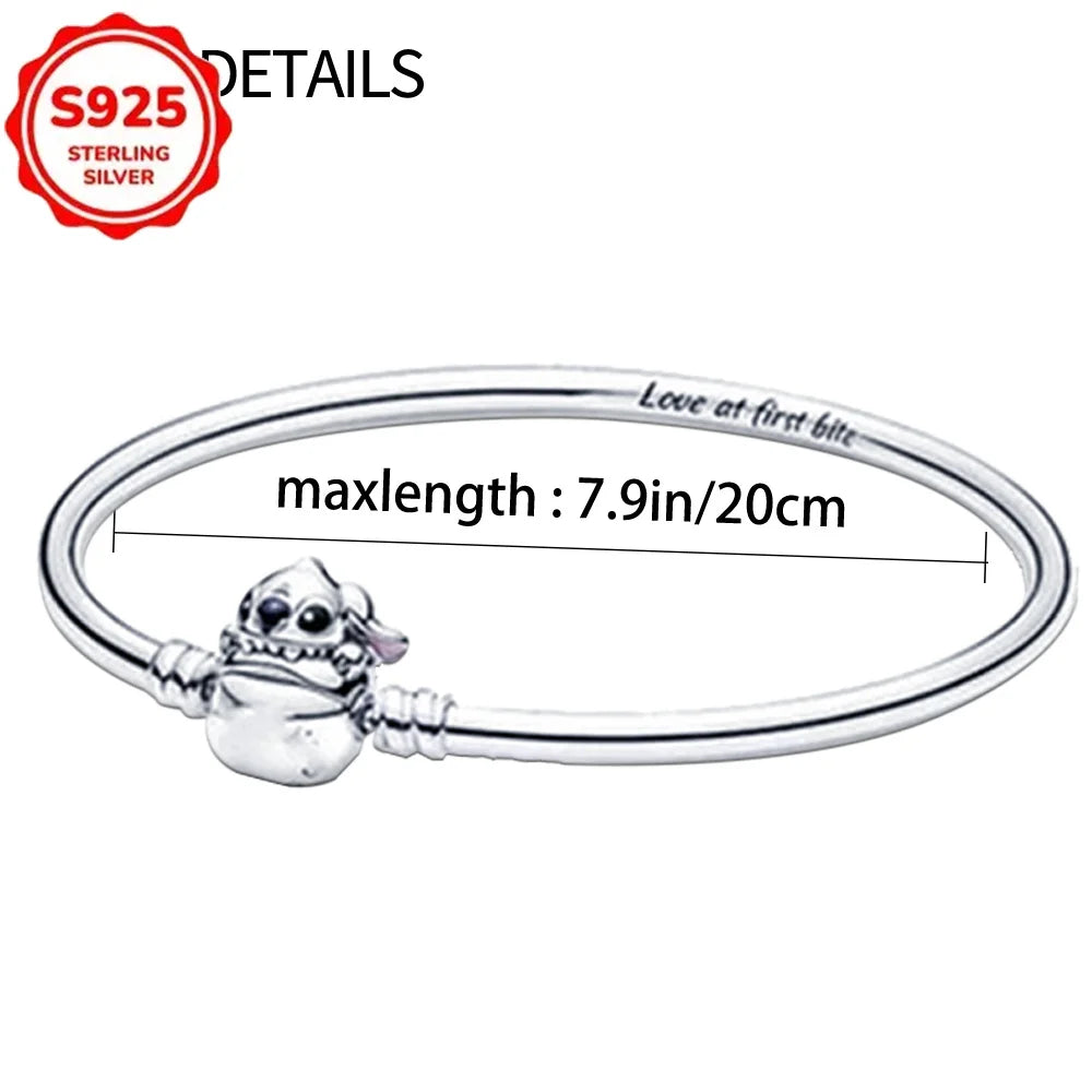 π« Bracciale Stitch in Argento 925 - Charm Disney, Gioiello Elegante per Donne
Design unico e raffinato, perfetto per regali e collezioniste! πβ¨