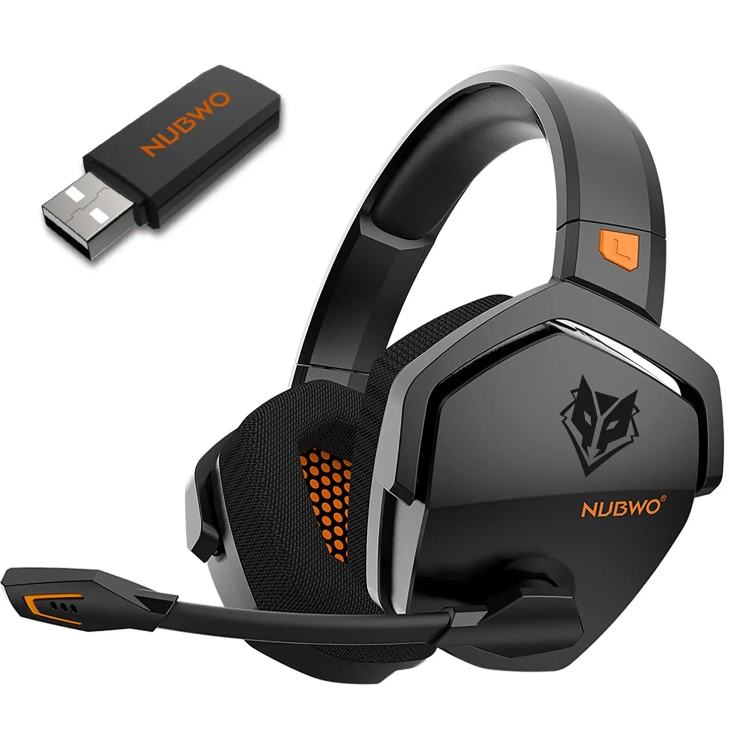 Cuffie Auricolari Gaming Wireless - Doppia Connessione 2.4G/Bluetooth, 100h Autonomia, Microfono ENC, per PC PS4 PS5