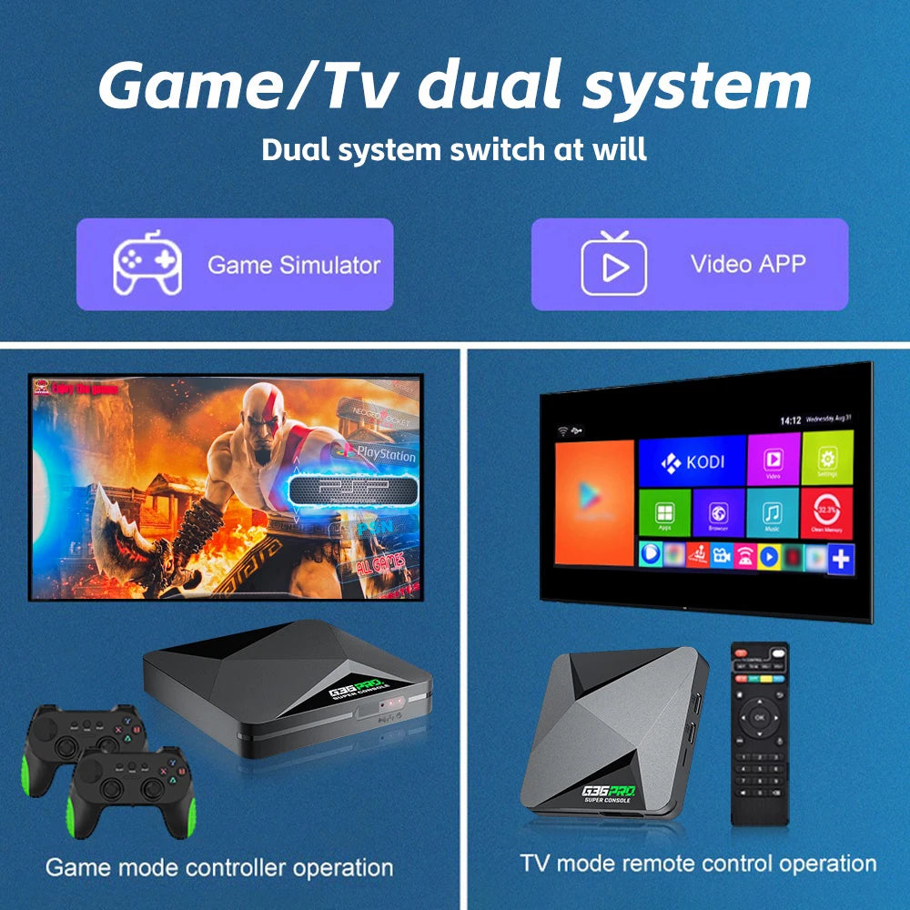 🎮 Super Console G36 Pro - 256GB, 120.000+ Giochi Retro, Emula PS1/PSP/MAME, Regalo Perfetto!
