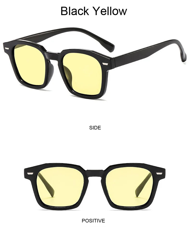 2025 RMM Vintage Square Sunglasses - Hip Hop Retro Women/Men - UV400