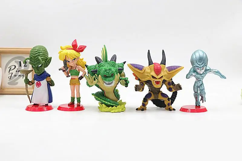 DRAGON BALL MINI SET | Scimmia Vegeta Gigante + 9 Personaggi | Collezione Completa