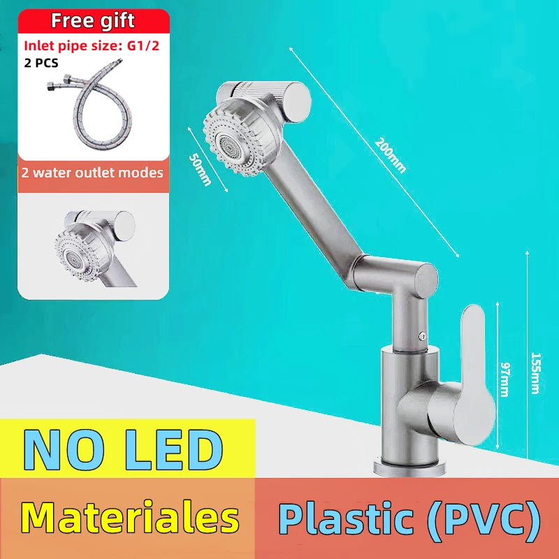 ✨ RUBINETTO A LED DIGITALE 360° – Tecnologia & Design Futuristico per il Tuo Bagno!