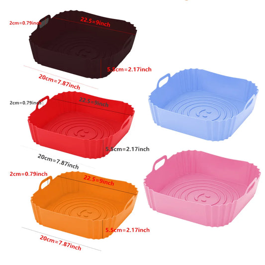 Accessorio Air Fryer in Silicone - Per Pizza, Pollo e Dolci, Antiaderente