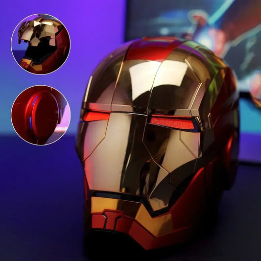 π¦Ύ Casco Iron Man MK5 1:1 - Controllo Vocale, Luci LED, Regalo Perfetto!
Casco con effetti sonori e luci. Per cosplay e collezionisti!