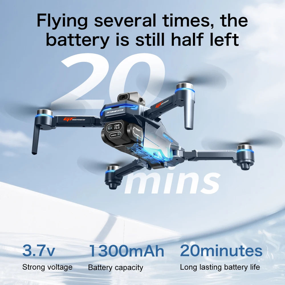 Xiaomi Mijia GT8 Drone 4K, 8K FPV, Antenna Lungo Raggio, Evita Ostacoli, Schermo LCD