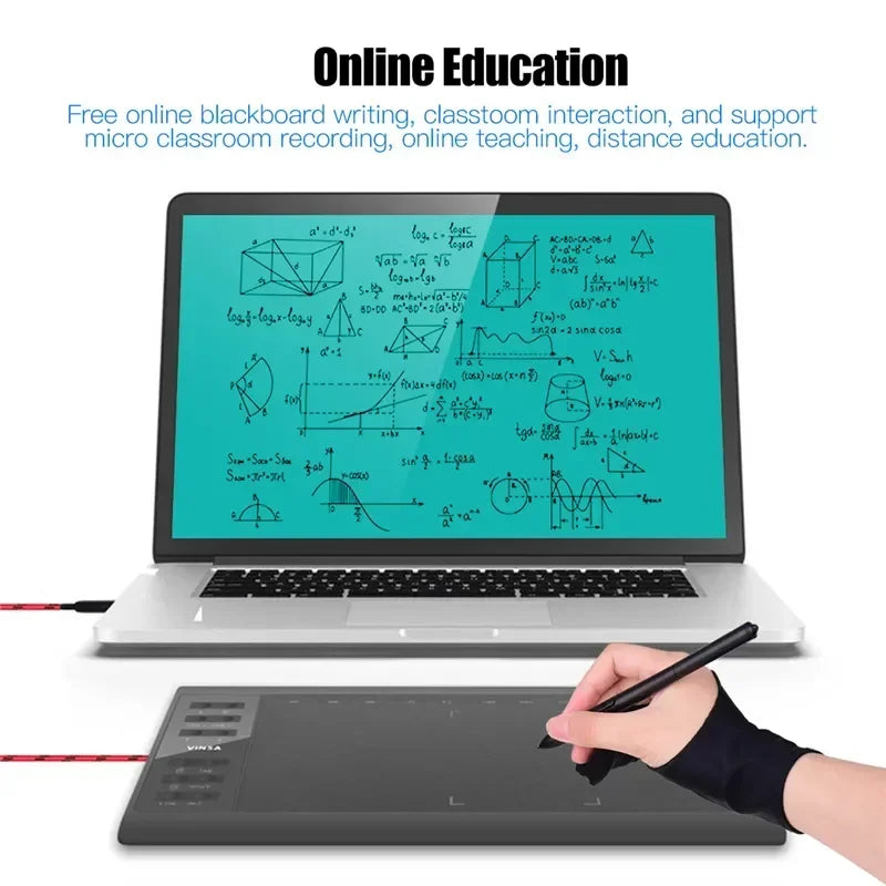 Tavoletta Grafica 10x6" - 8192 Livelli, 12 Tasti Express, Senza Batteria