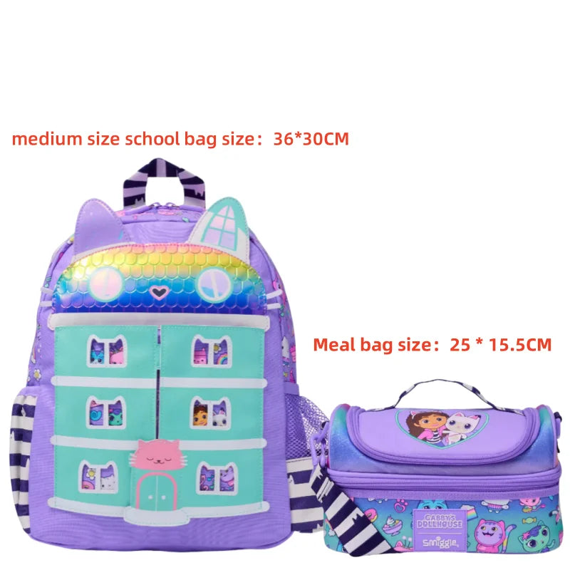 Set Zaino Scuola Astuccio Zaino Portapranzo e Borraccia