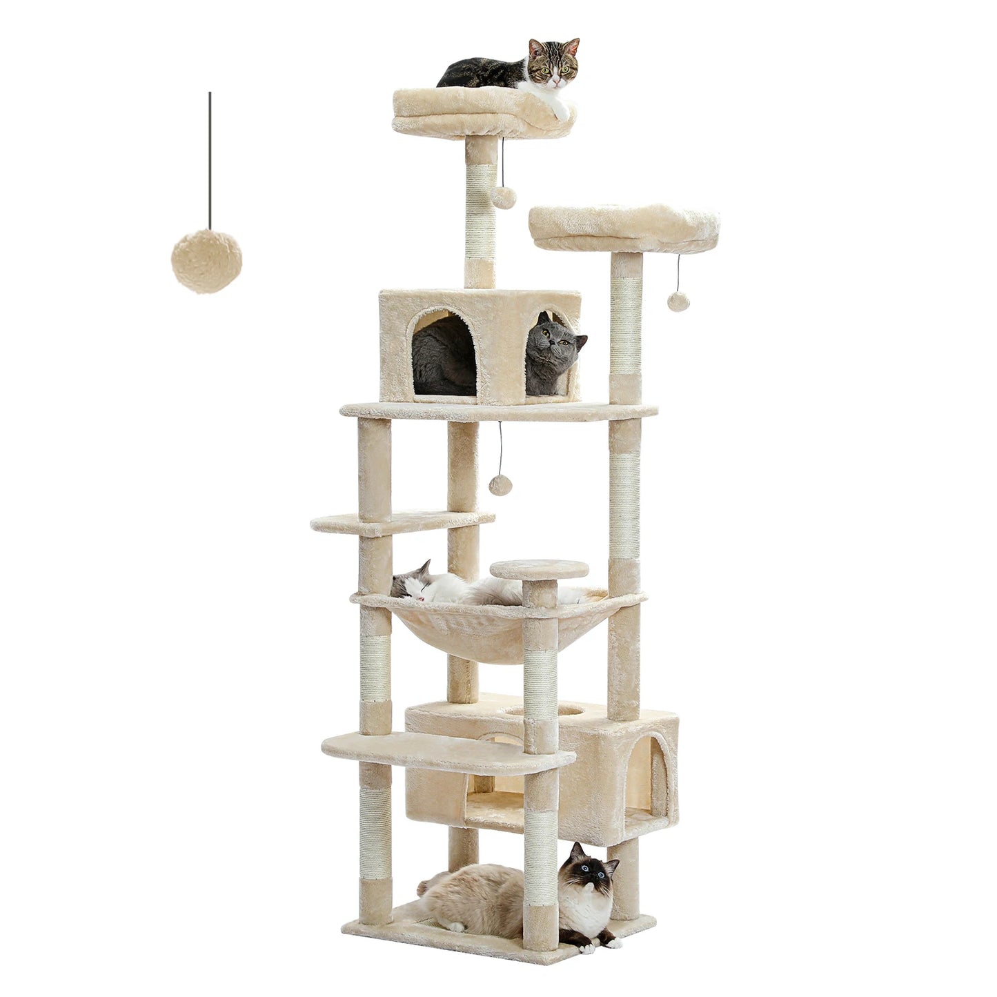 🐾 Tiragraffi Albergo per Gatti - con Amaca, Piattaforme e Condotte, Gioco Interno!
Divertimento e relax per il tuo micio! Struttura solida e sicura. 🐱✨